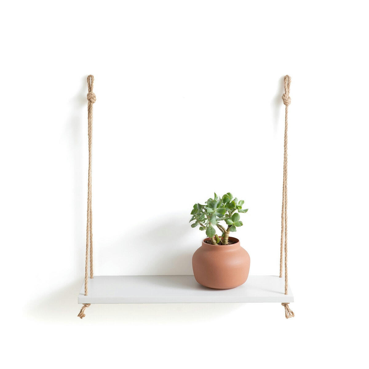 Etagère murale en MDF et sisal L60 cm, Maréo