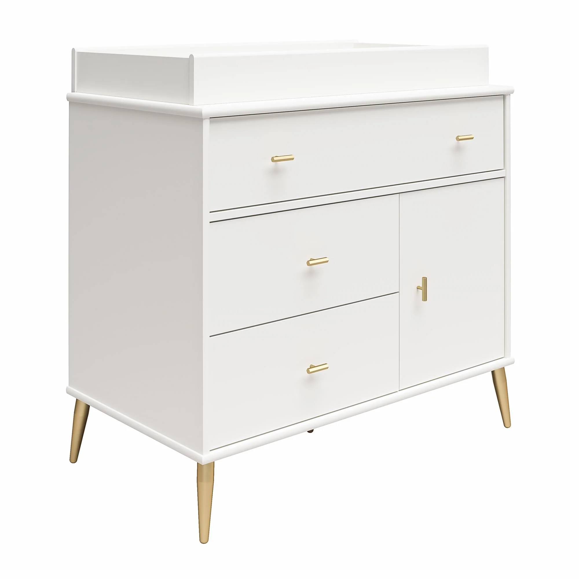 Little Seeds Valentina 3 Drawer/ 1 Door Convertible Dresser & Changing Table