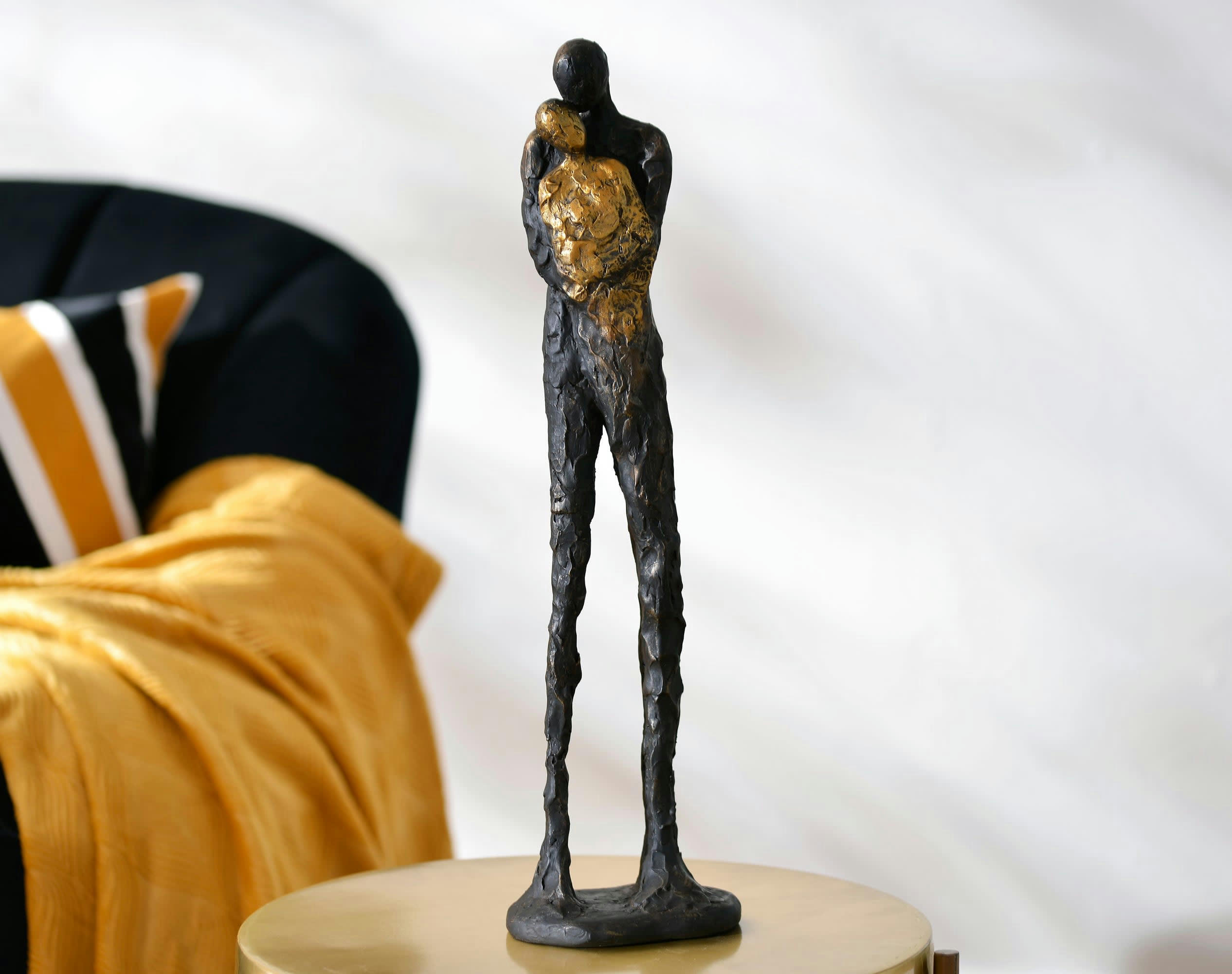 A DEUX - Statuette en résine noir