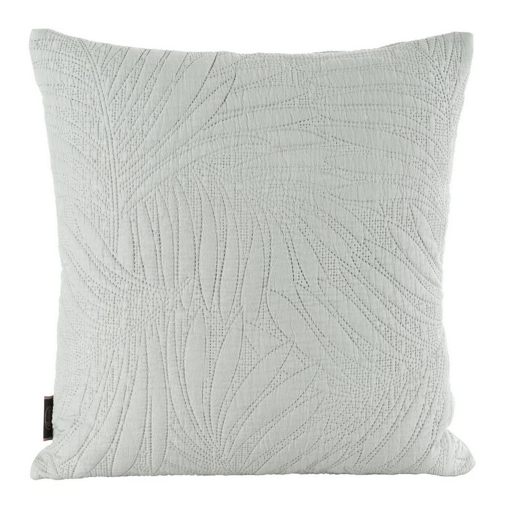 Poszewka 45x45 Stone srebrna liście