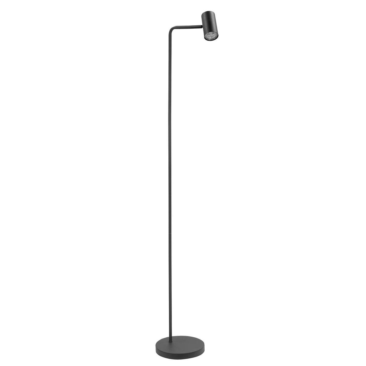 Highlight vloerlamp Burgos - 1 lichts - 20 x 134  cm - zwart