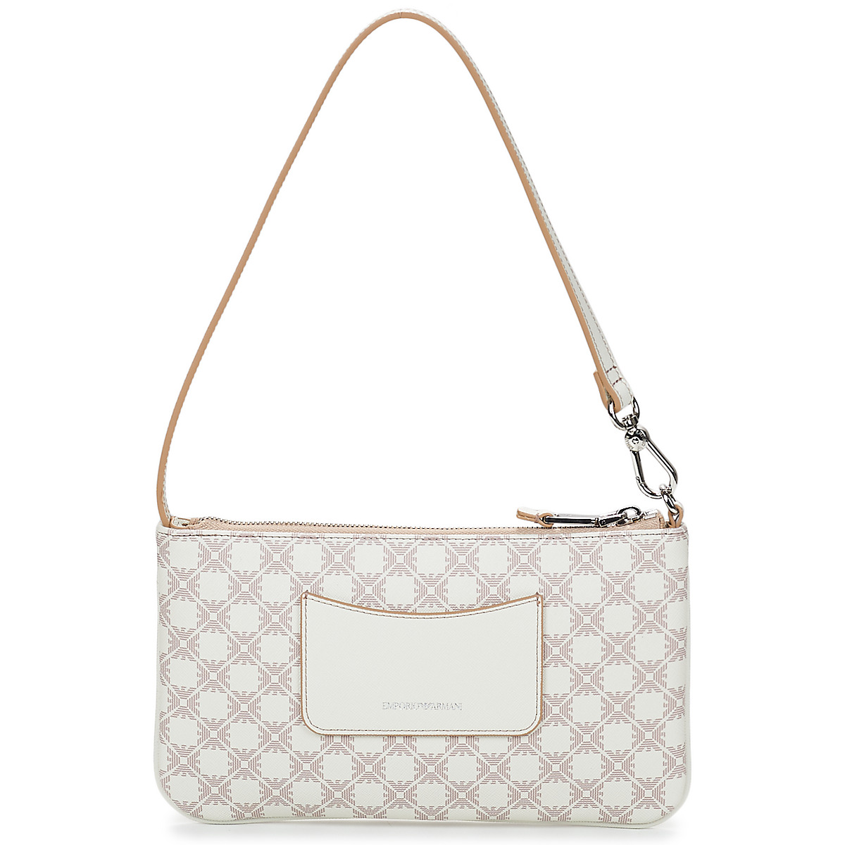 Emporio Armani - POUCH ALLOVER FANCY - Beige / White