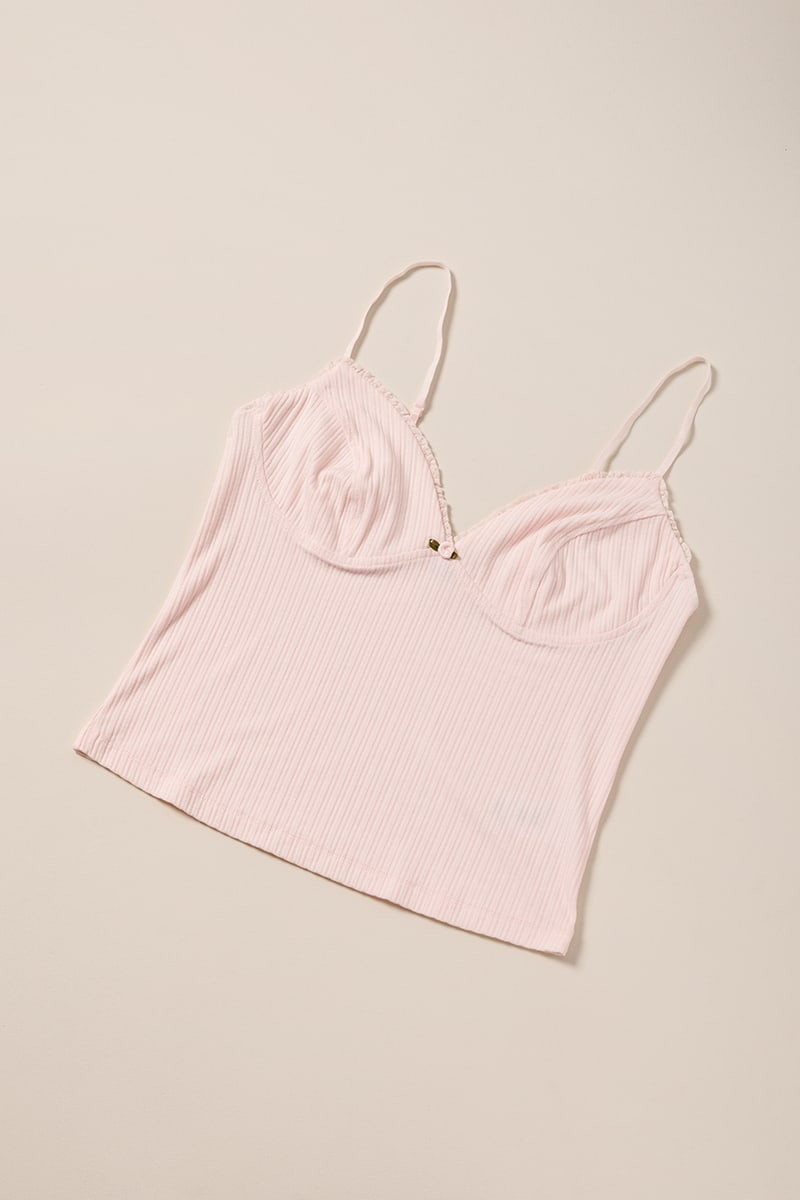 Gwen Rosette Lace Trim Cami