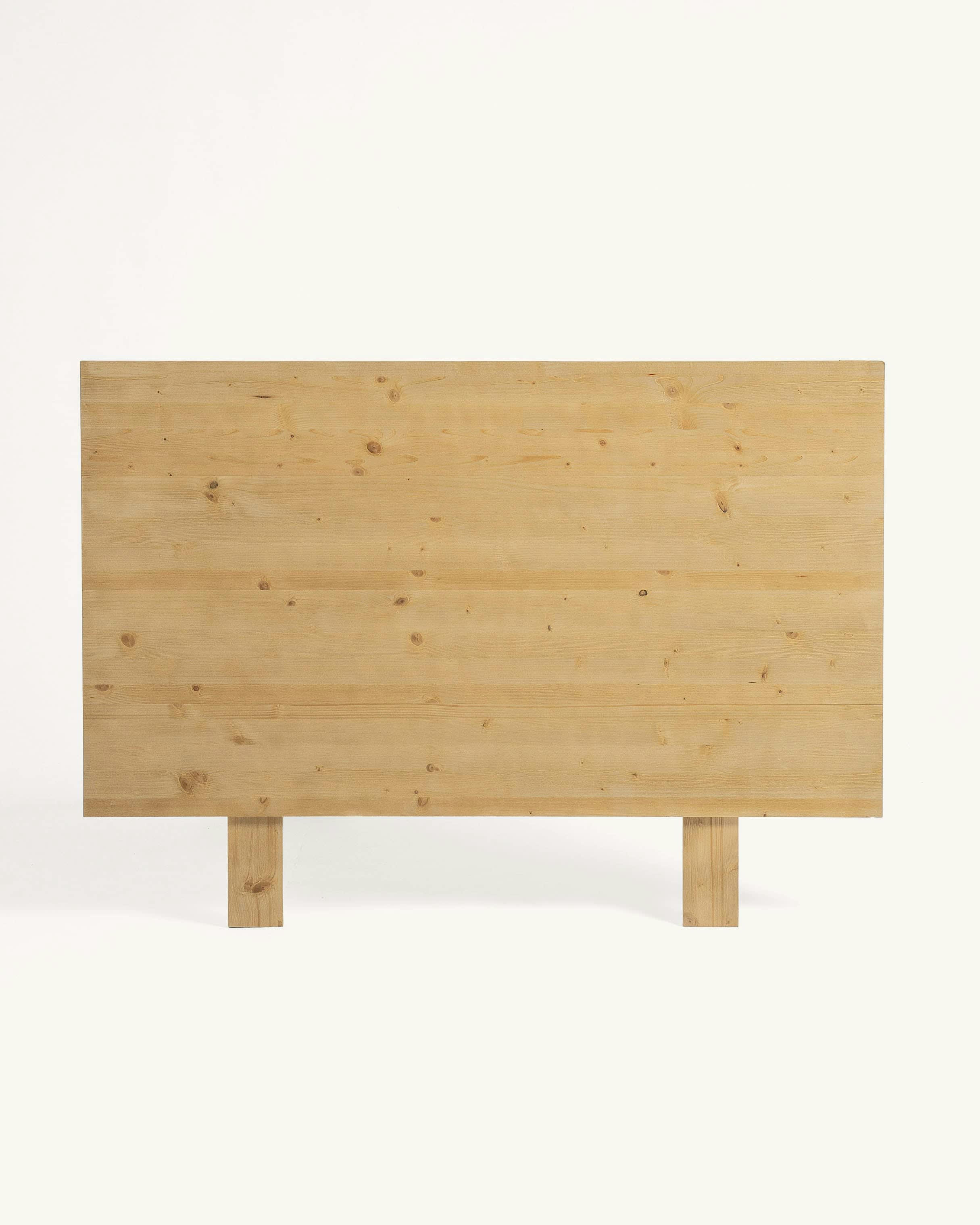 NALA - Tête de lit en bois d'épicéa de couleur naturelle pour lit 190 cm