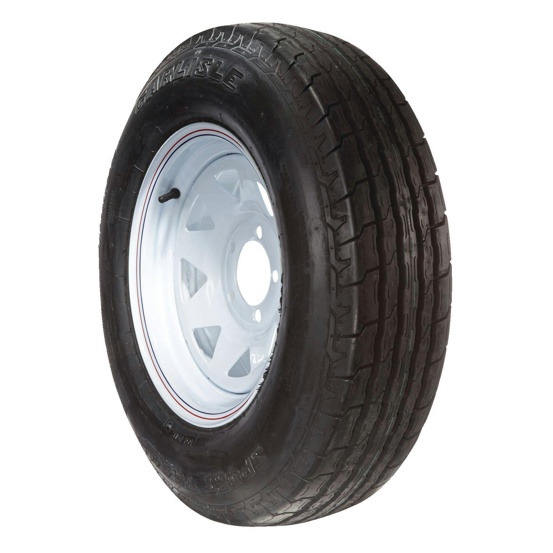 Carlisle Sport Trail LH Trailer Tire Assembly - ST205/75D14-C5