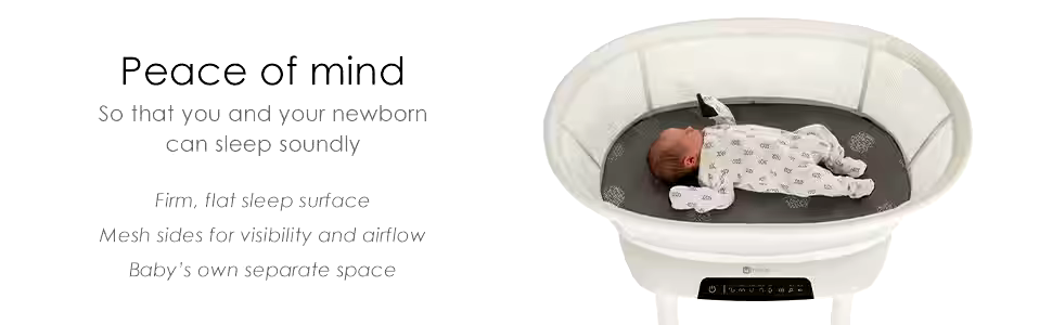 4moms® MamaRoo Sleep™ Bassinet, Birch
