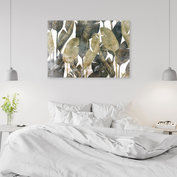 Feeby Obraz na płótnie, Tropikalne Liście bananowca 60x40