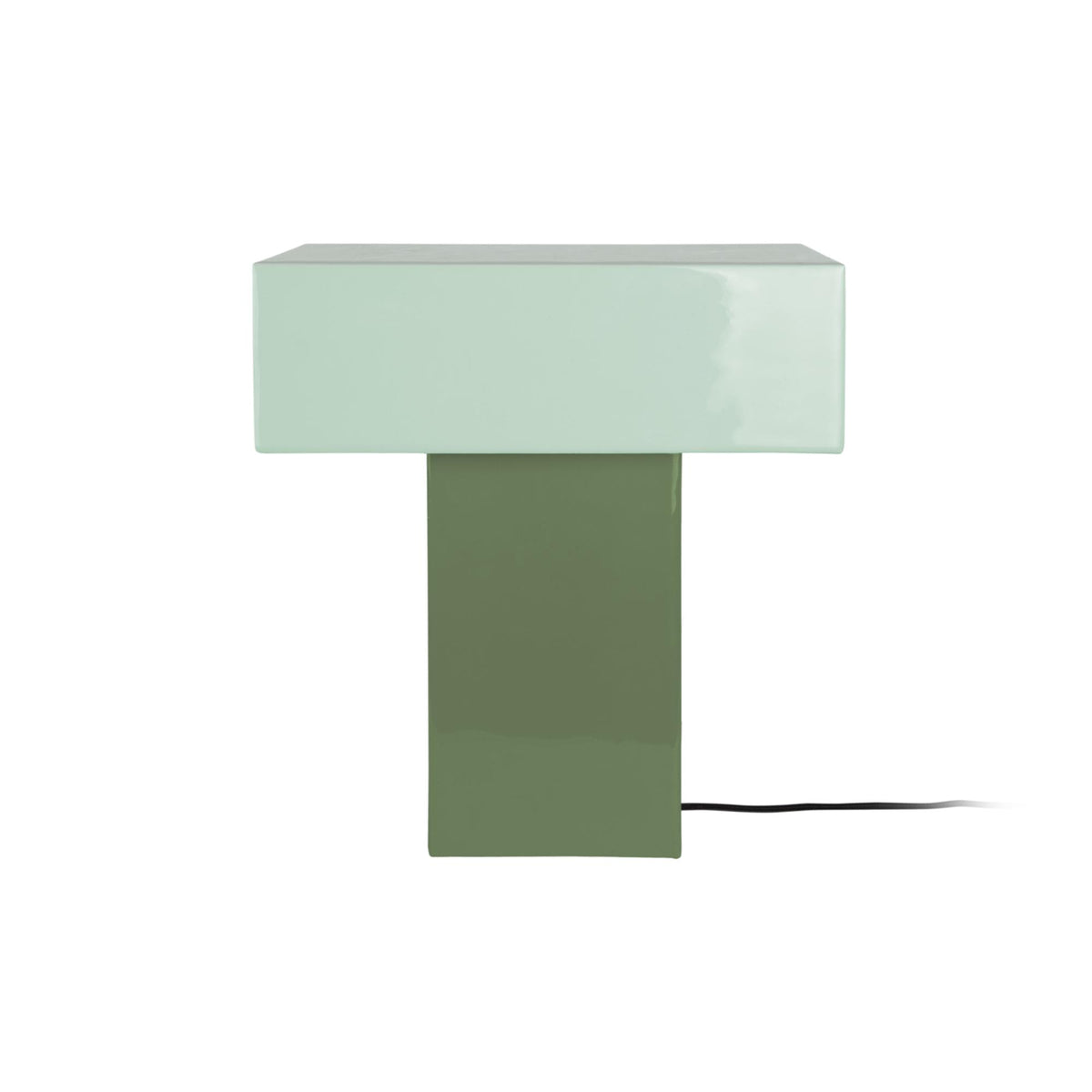 Leitmotiv tafellamp Grato Recto - groen - 32x15x35cm