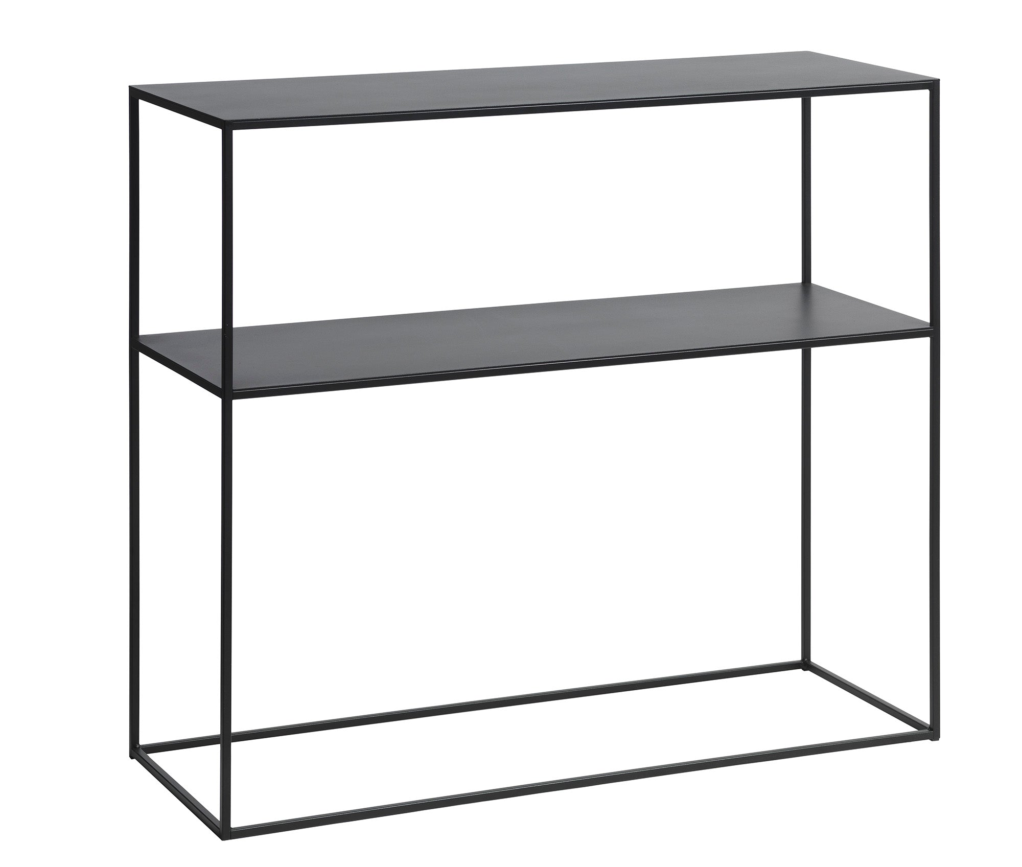 BRAM Sidetable Basha - 90 x 35 cm - Zwart