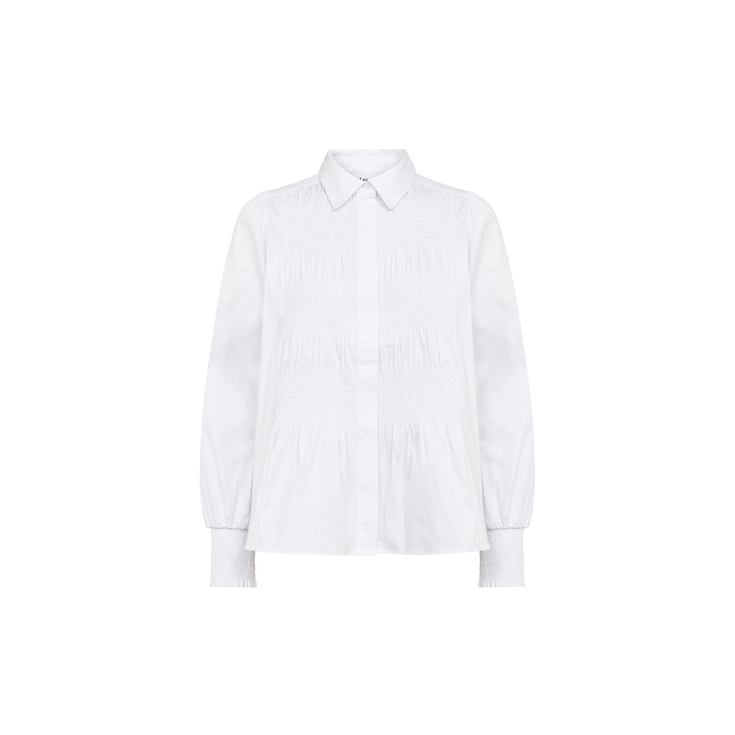 LR-ISLA SOLID 117 Skjorte, white