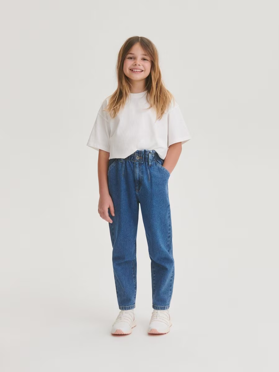 Classic Denim Baggy Trousers