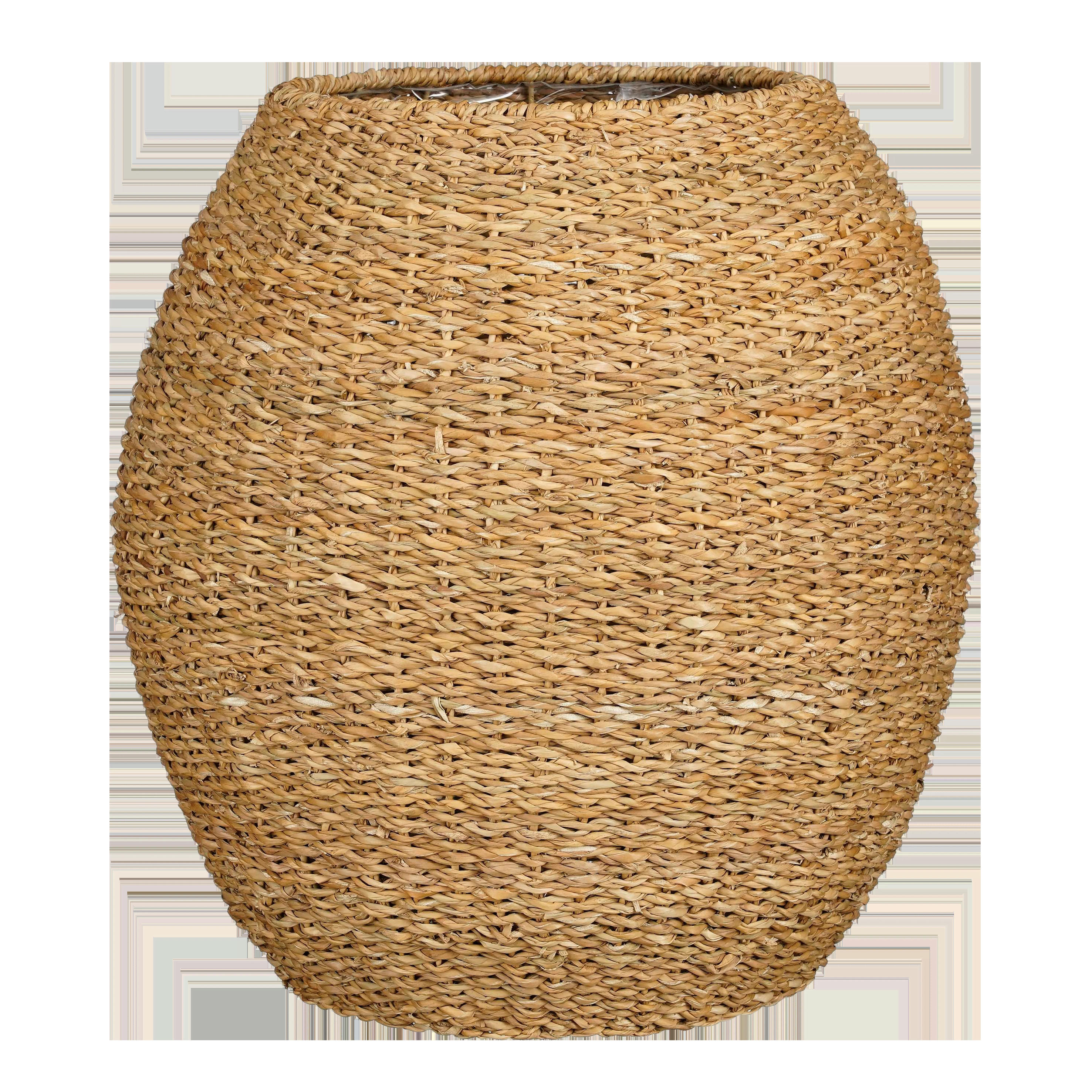 BILLY - Cache-pot en jonc de mer marron H52