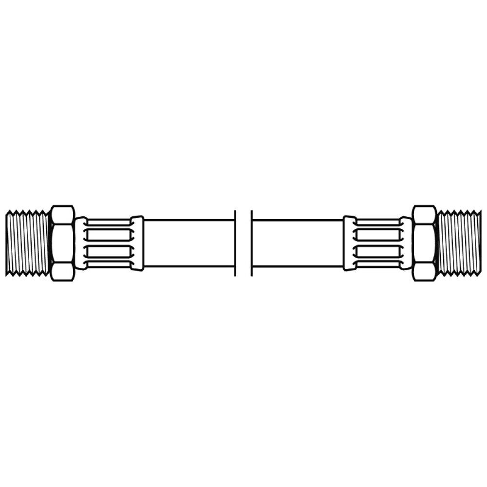 TILSLUTNINGSSLANGE NEOPERL DN8 MXM 1/2"X1/2" 50CM