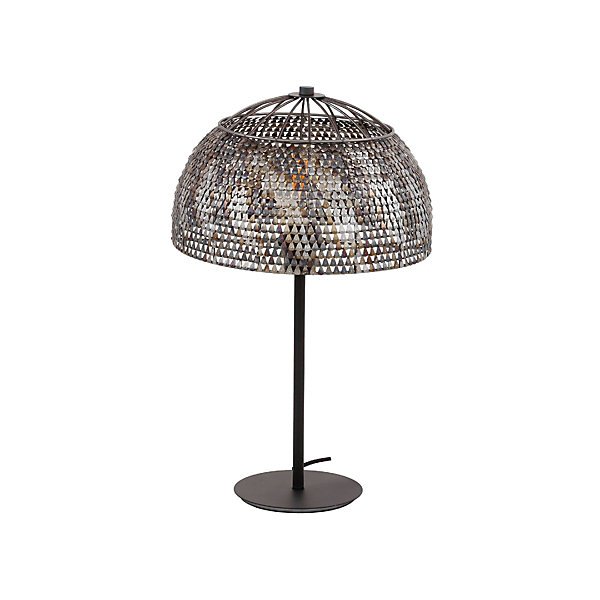 Lampe à poser design en métal avec abat-jour MARA