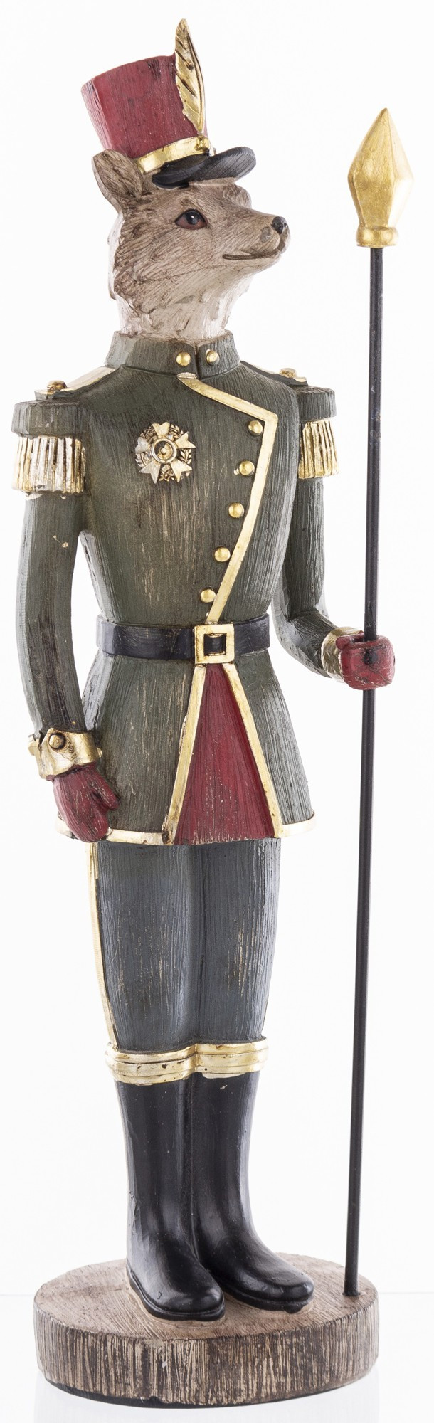 Figurka Lis w mundurze 35x9 cm