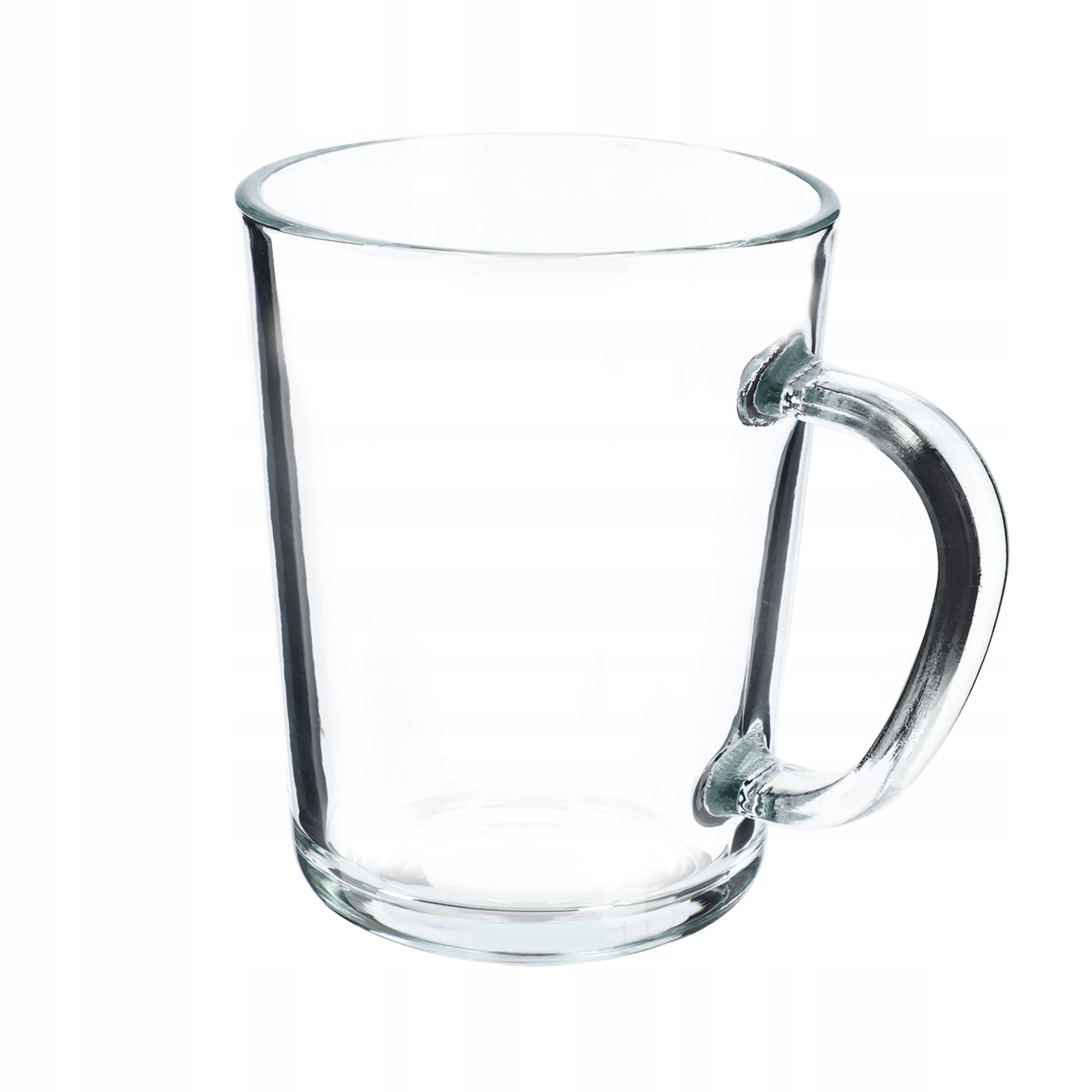 Kadax Szklanka Do Herbaty Kawy Kubek z Uchem 410ml
