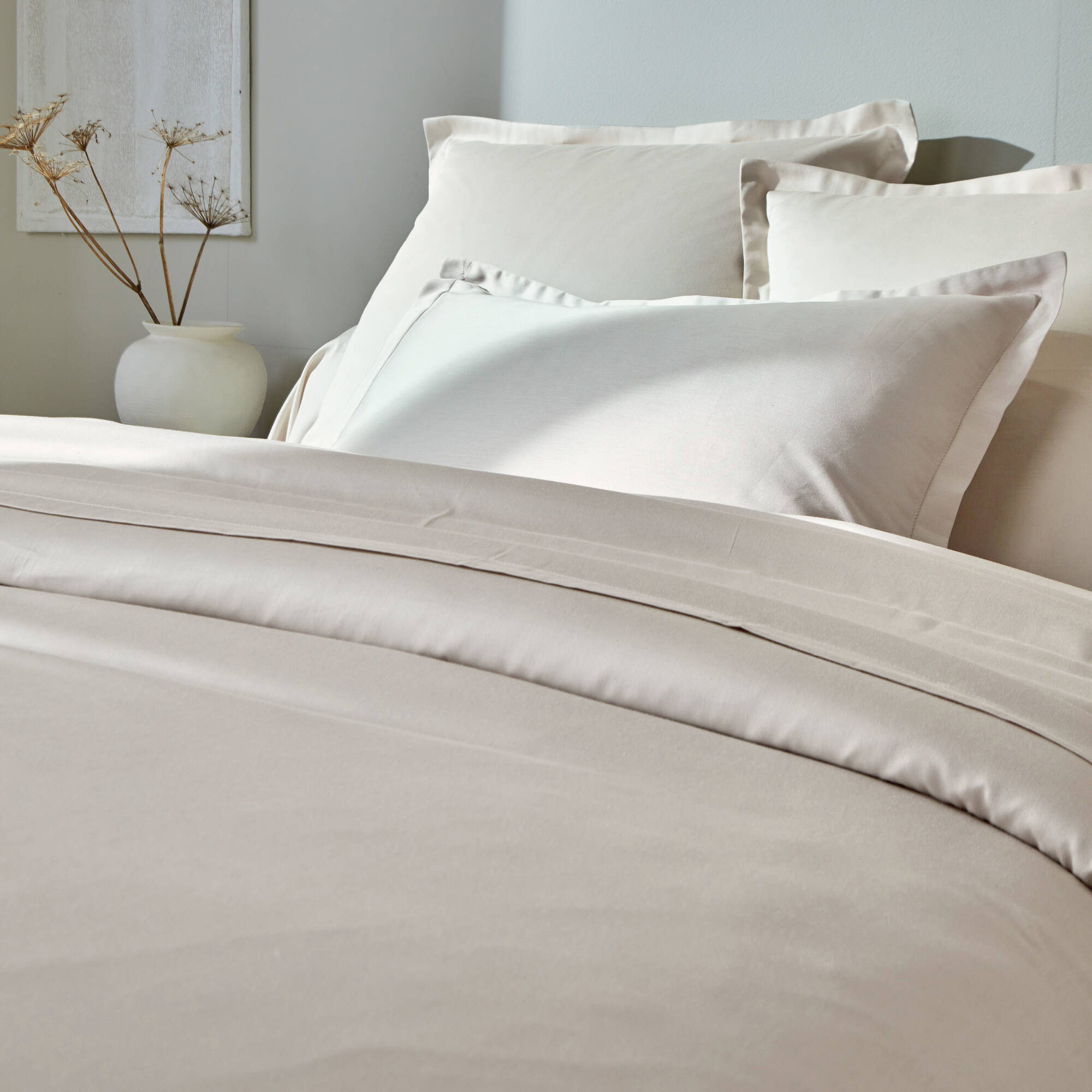 Linge de lit satin uni