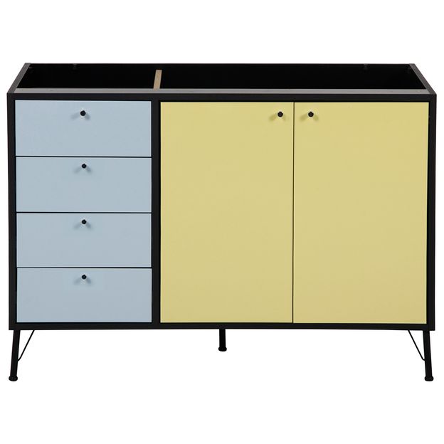 CINQUENTINHA ARMÁRIO INFERIOR 1,20 M 2 PORTAS/ 4 GAVETAS