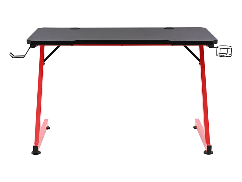 Biurko gamingowe Graz 120 cm czarno-czerwone