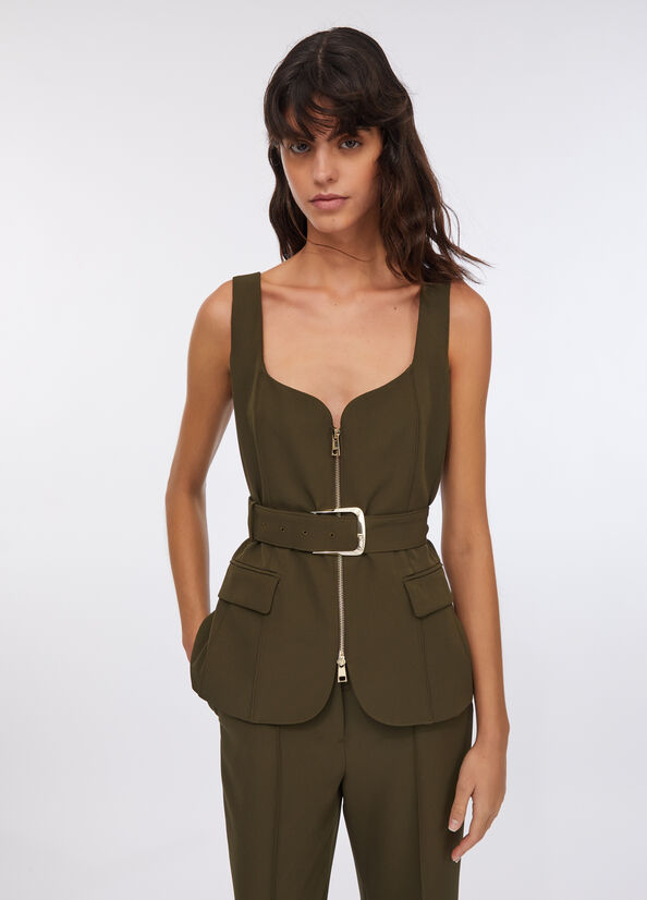 Gilet con zip