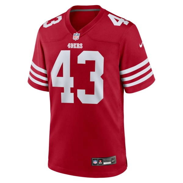 Eric Kendricks San Francisco 49ers Nike Team Game Jersey -  Scarlet
