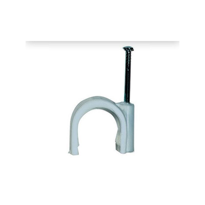 Pontet à clouer gris Ø 14 mm 50 pièces SHOQ