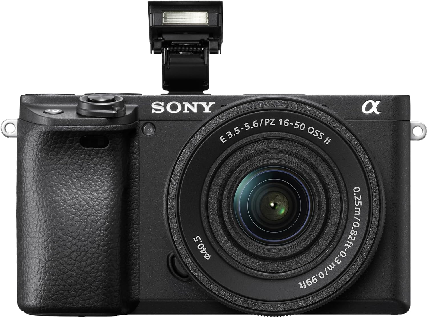 Sony Alpha a6400 Mirrorless Camera with E PZ 16-50mm f/3.5-5.6 OSS II Lens  Black