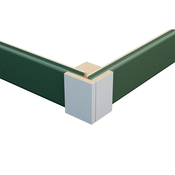 Gartenhaus »Kubus ALU 2«, (BxHxT): 400 x 239 x 302 cm (Außenmaß), grüngrau/weiss