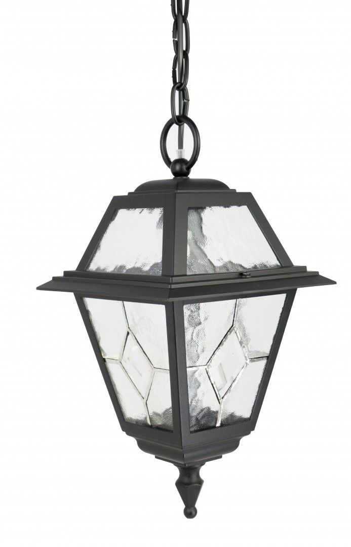 Lampa sufitowa zewnętrzna Witraż czarna 1 x E27 x 60W IP43 SU-MA