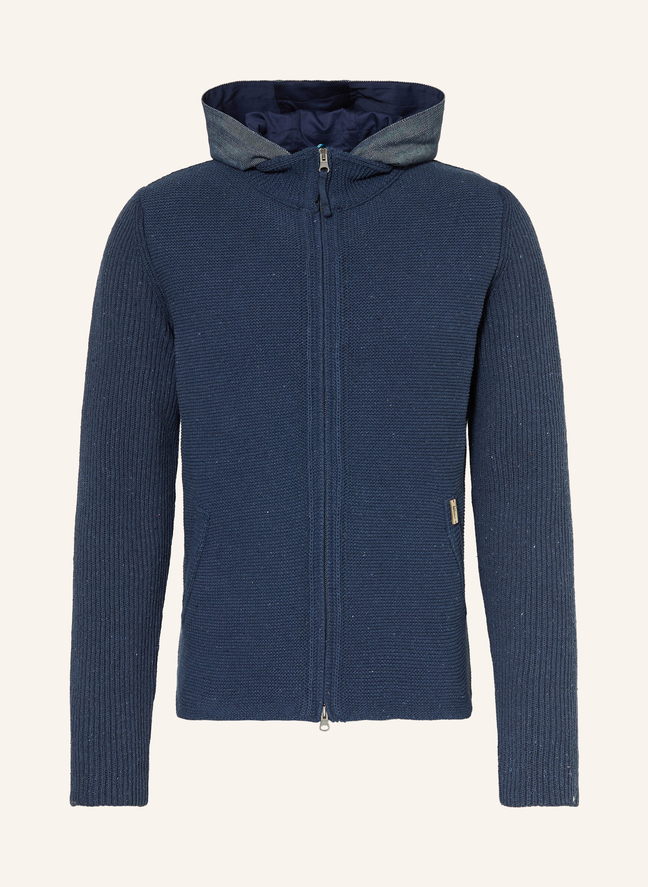 Luis Trenker Strickjacke LUWALLACE mit abnehmbarer Kapuze