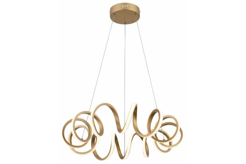 Lampa wisząca Loop złota LED 1x40W Neutralna biel 3200lm Reality