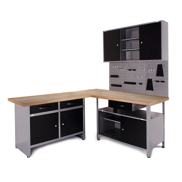 Werkstatt-Set »Premium One«, anthrazit, Metall