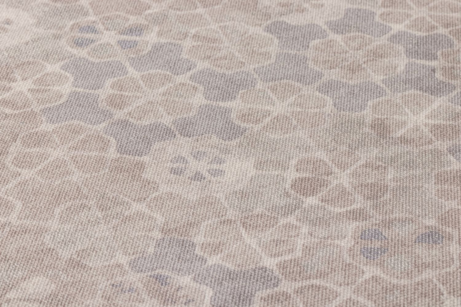 Livingwalls behang tegelmotief beige en grijs - 53 cm x 10.05 m - AS-373912