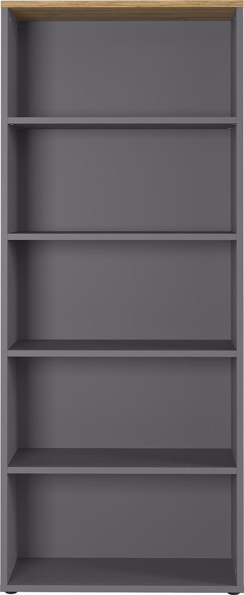 Germania Agenda Boekenkast Large Grafiet   Eiken