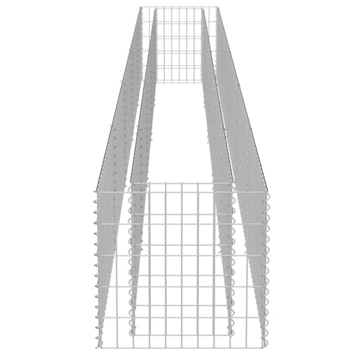 NNEVL Gabion Raised Bed Galvanised Steel 450x50x50 cm