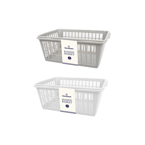 Storesmart Plastic Handy Basket 2 Pack