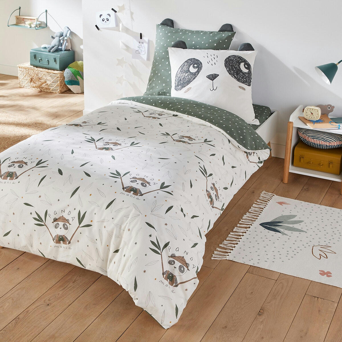 Housse de couette coton, Panda Mania