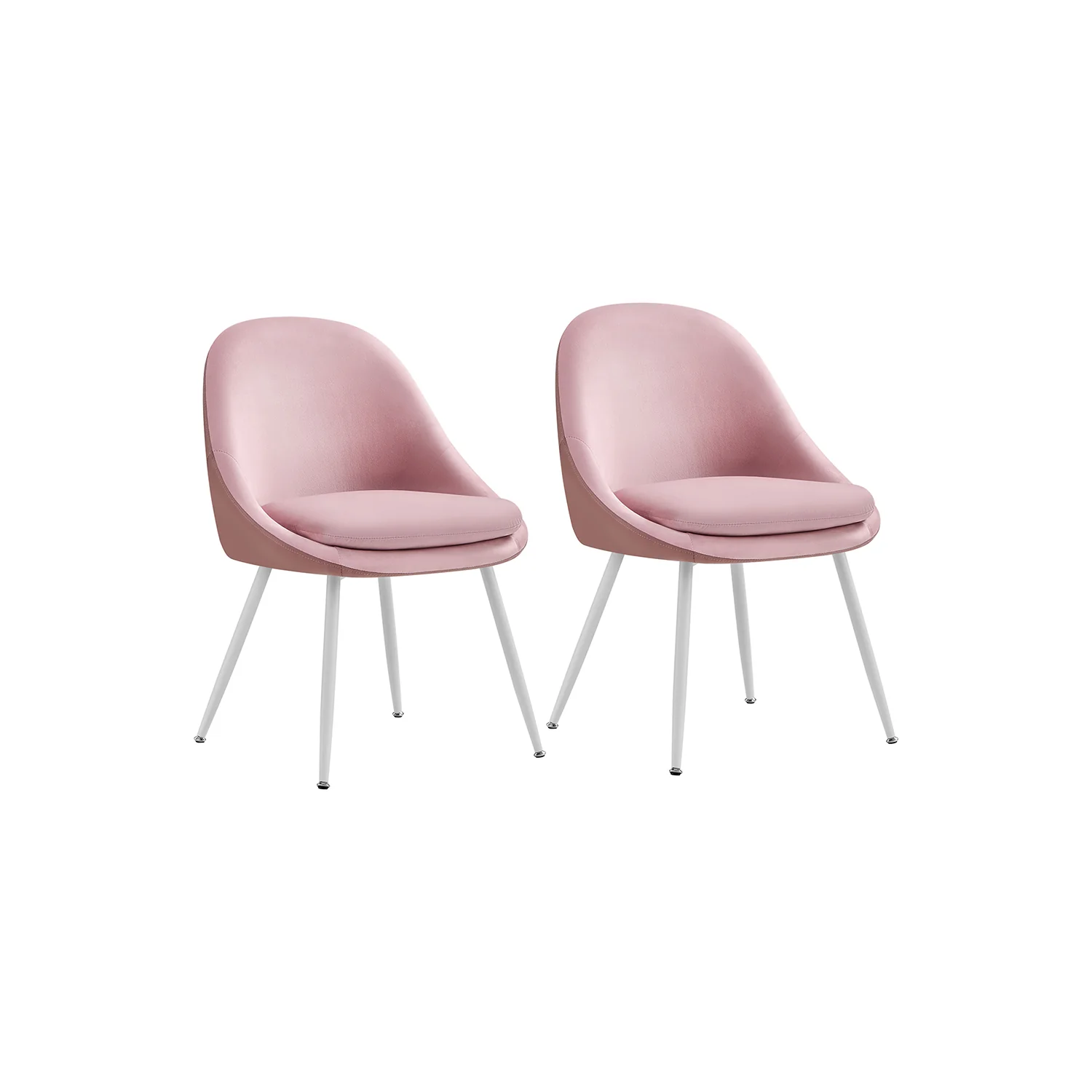 Lot de 2 chaises coussin rembourré salle à manger