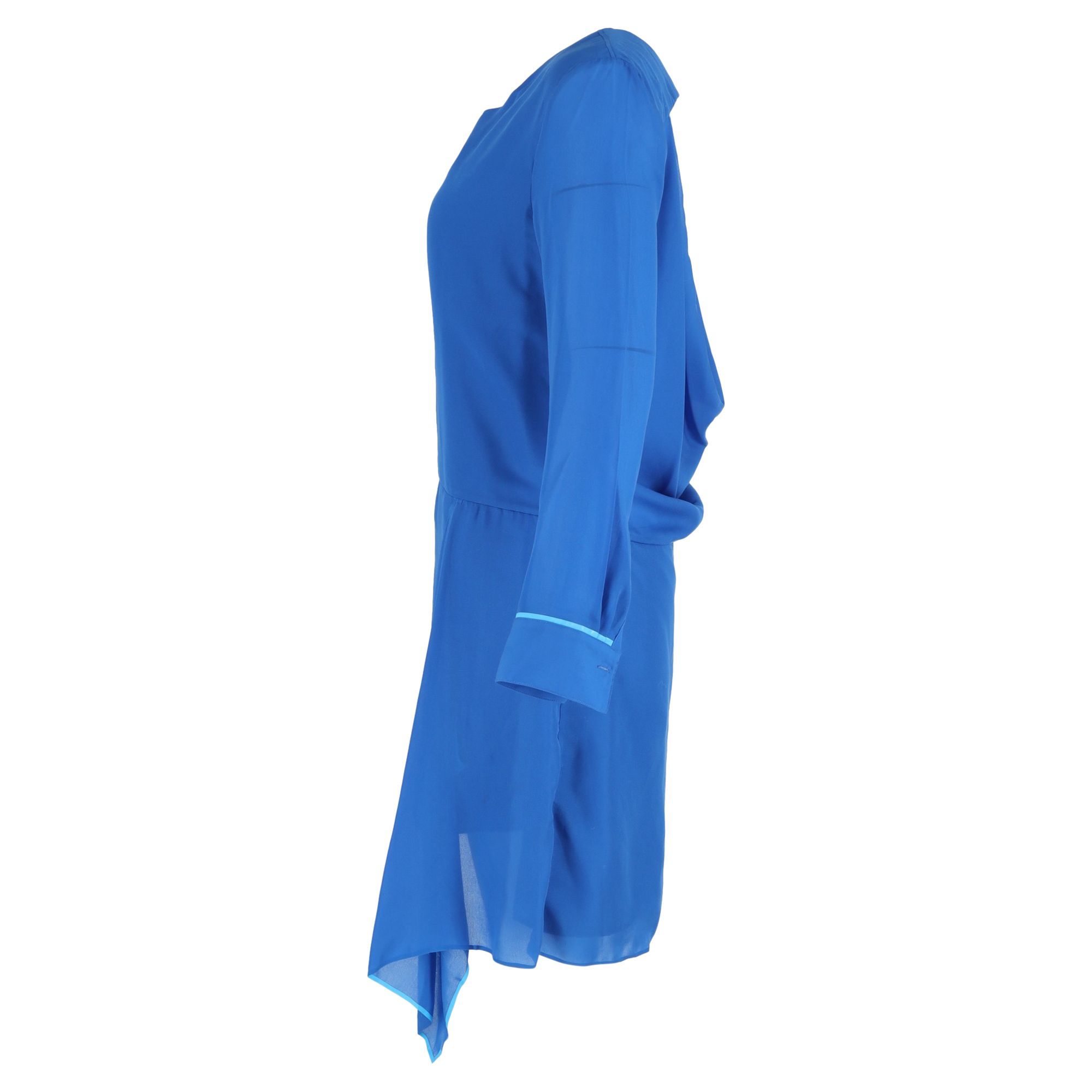 Acne Studios Preloved Adelle Tape Dress in Blue Polyester