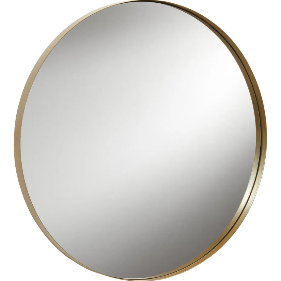 Kwantum Spiegels | Spiegel Verona  Ø75 Cm Goud