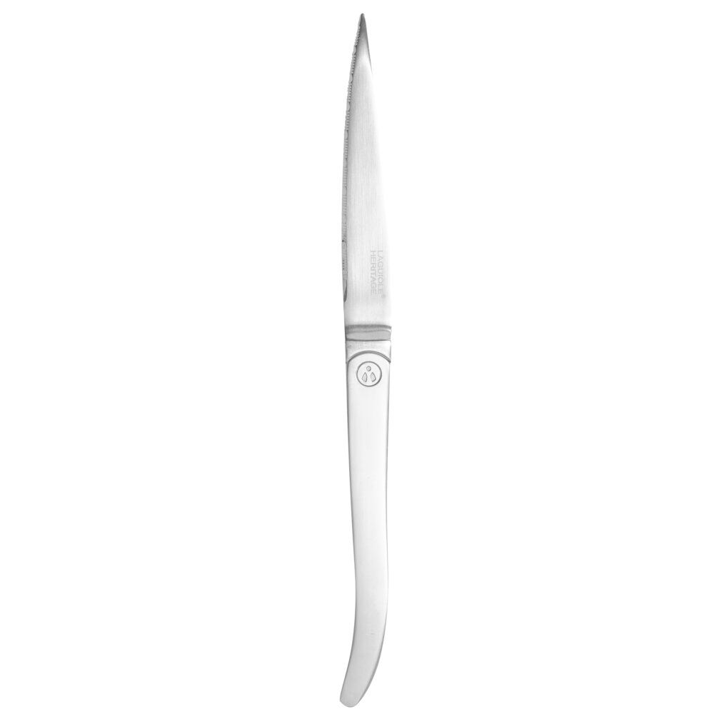 Couteau inox satiné Laguiole L23,5cm