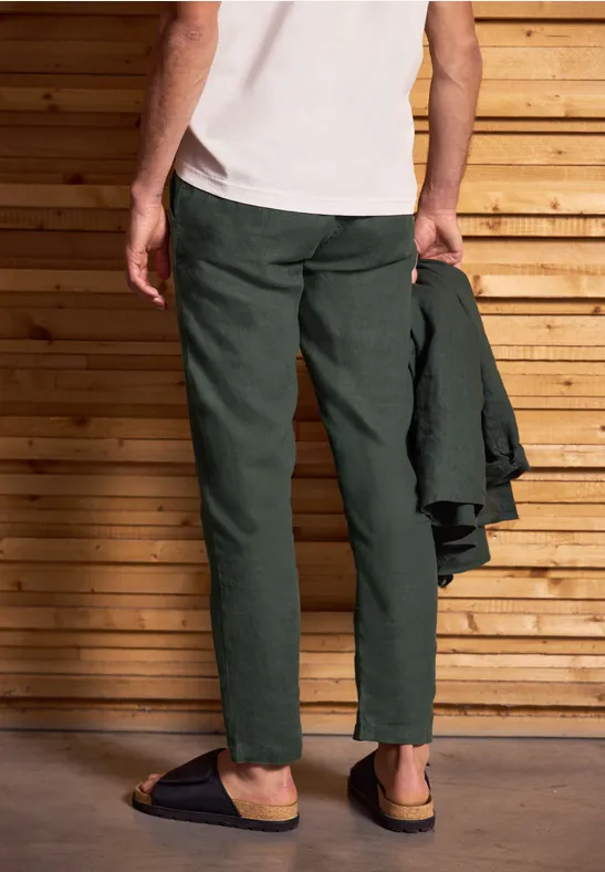 Relaxed Fit Leinenchino