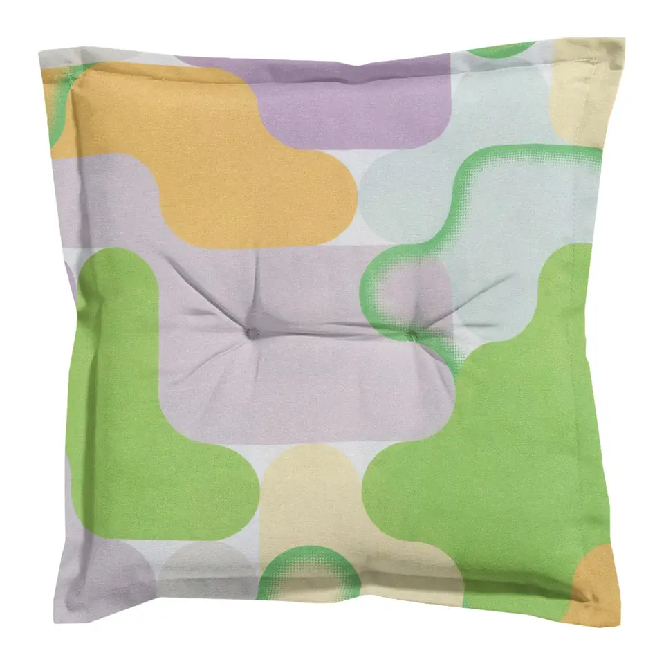 Madison - Zitkussen Grafi lila - Ca. 50x50 cm - Set van 4