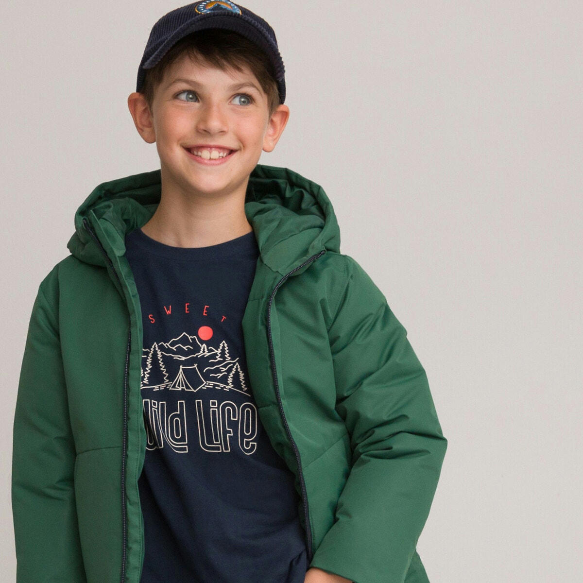 Parka à capuche