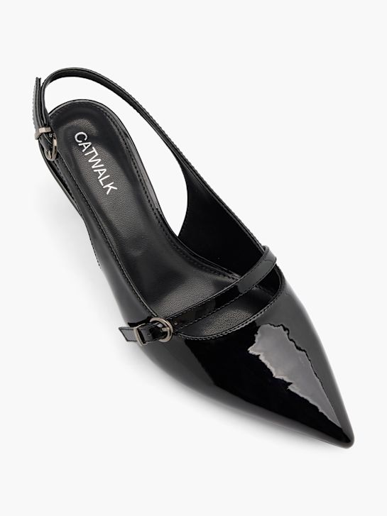 Slingback heel