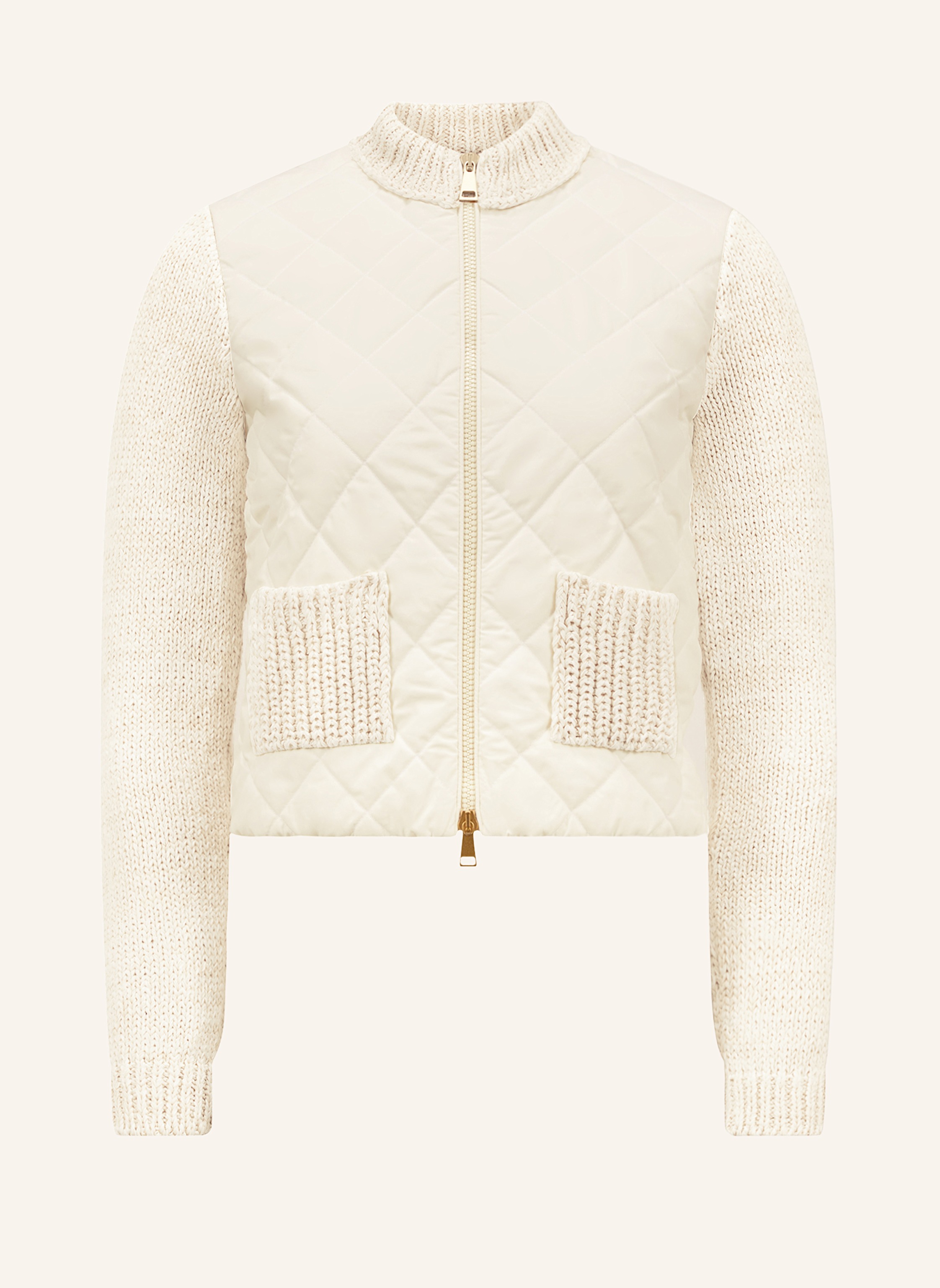 MONCLER Steppjacke in Materialmix