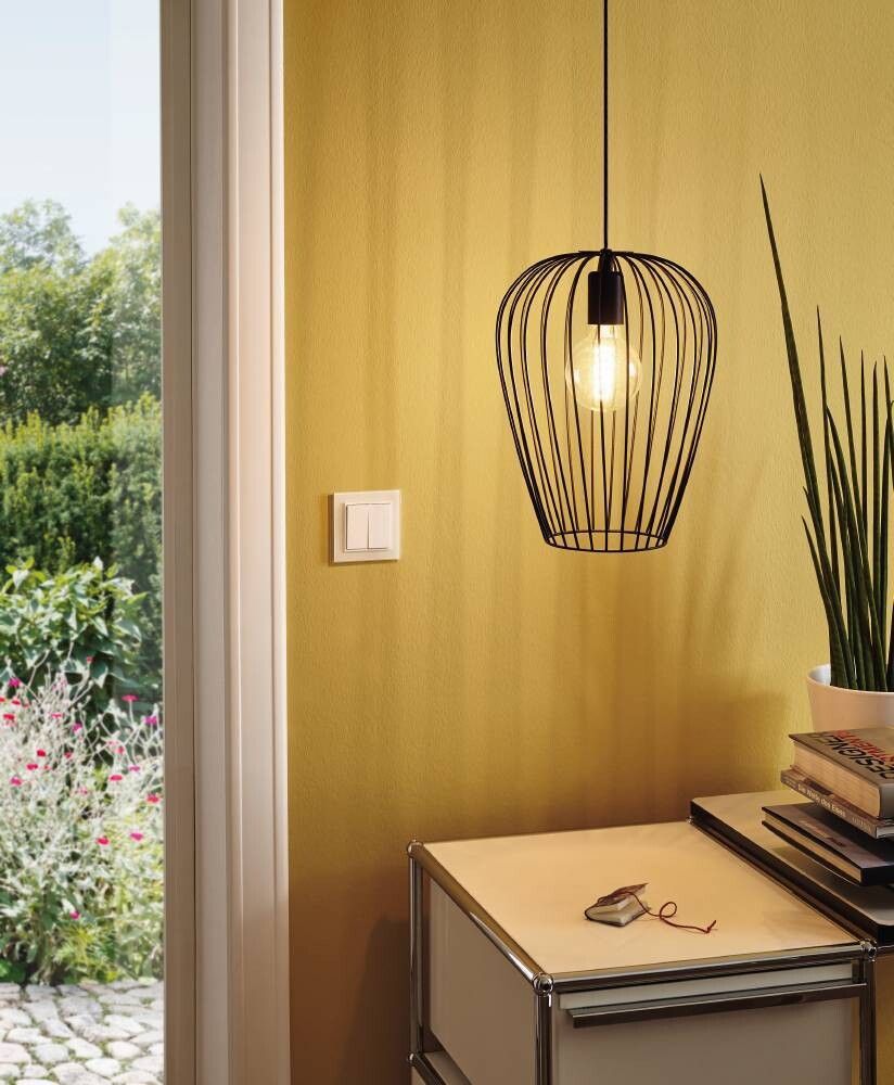 PENDEL EGLO NEWTOWN 1L 1X60W E27 SVART