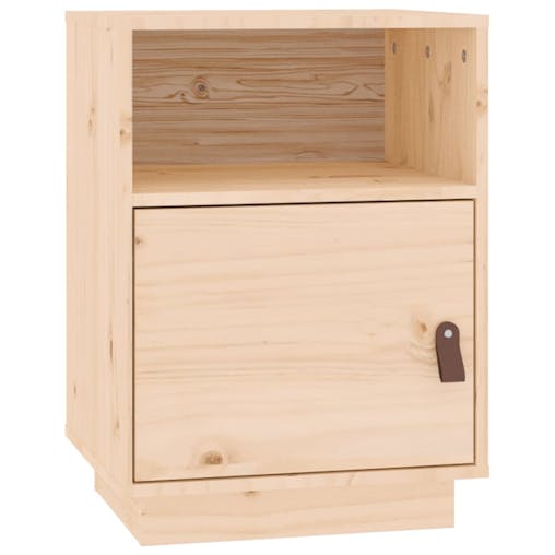 NNEVL Bedside Cabinets 2 pcs 40x34x55 cm Solid Wood Pine
