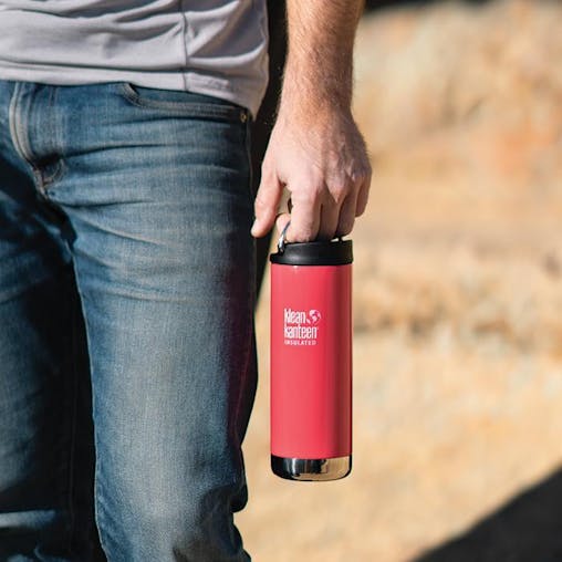 Klean Kanteen 16Oz 473Ml Insulated Tkwide Stainless W/ Cafe Cap Water Bottle