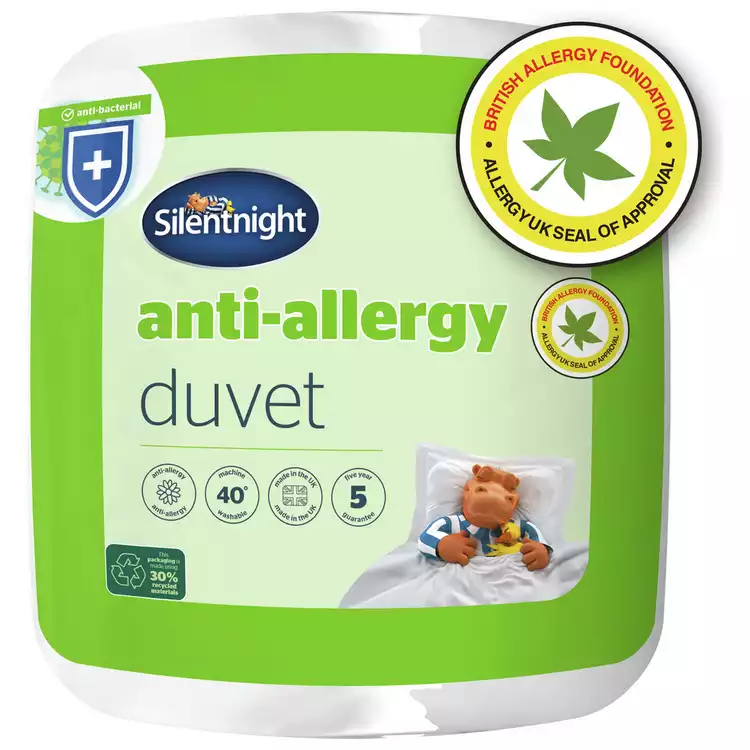 Silentnight Anti-Allergy 13.5 Tog Duvet - Single